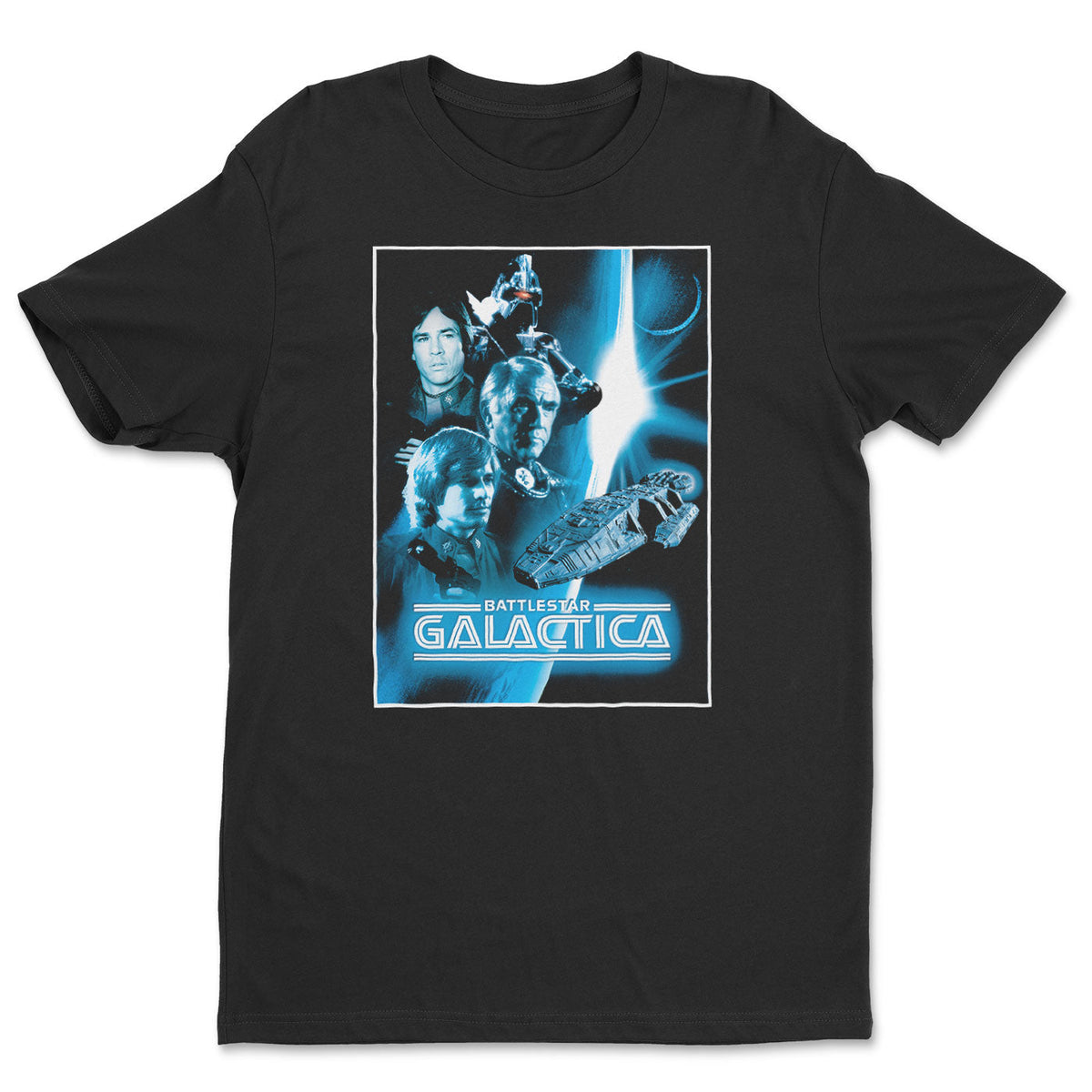 Battlestar Galactica Space Poster T-Shirt