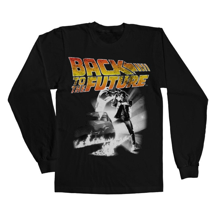 Back To The Future Poster Long Sleeve Tee