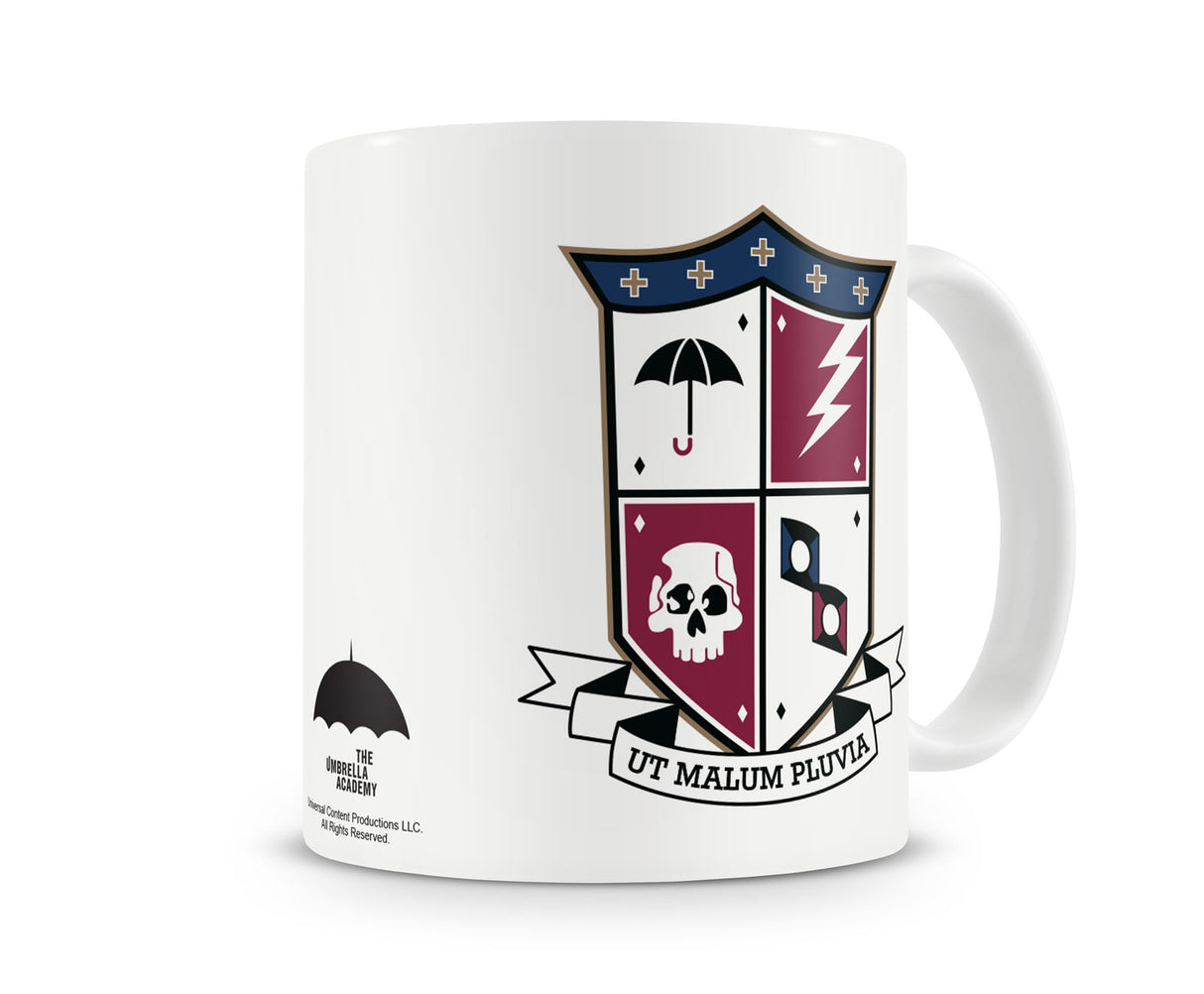 Ut Malum Pluva Shield Coffee Mug