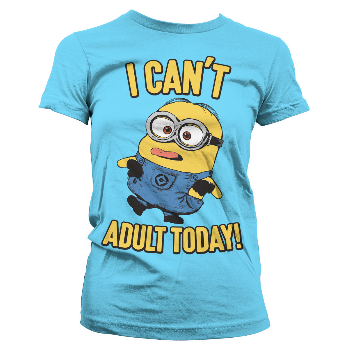 Minions - I Can't Adult Today Girly Tee