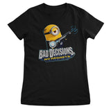 Minions - Bad Decisions No Regrets Girly Tee