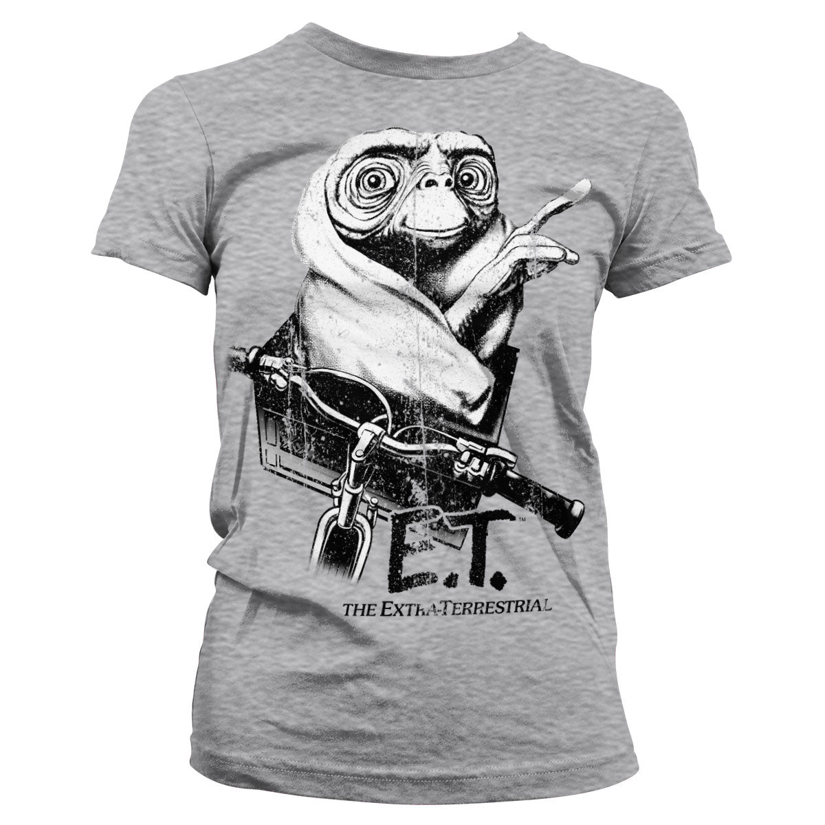 E.T. Biking Distressed Girly Tee