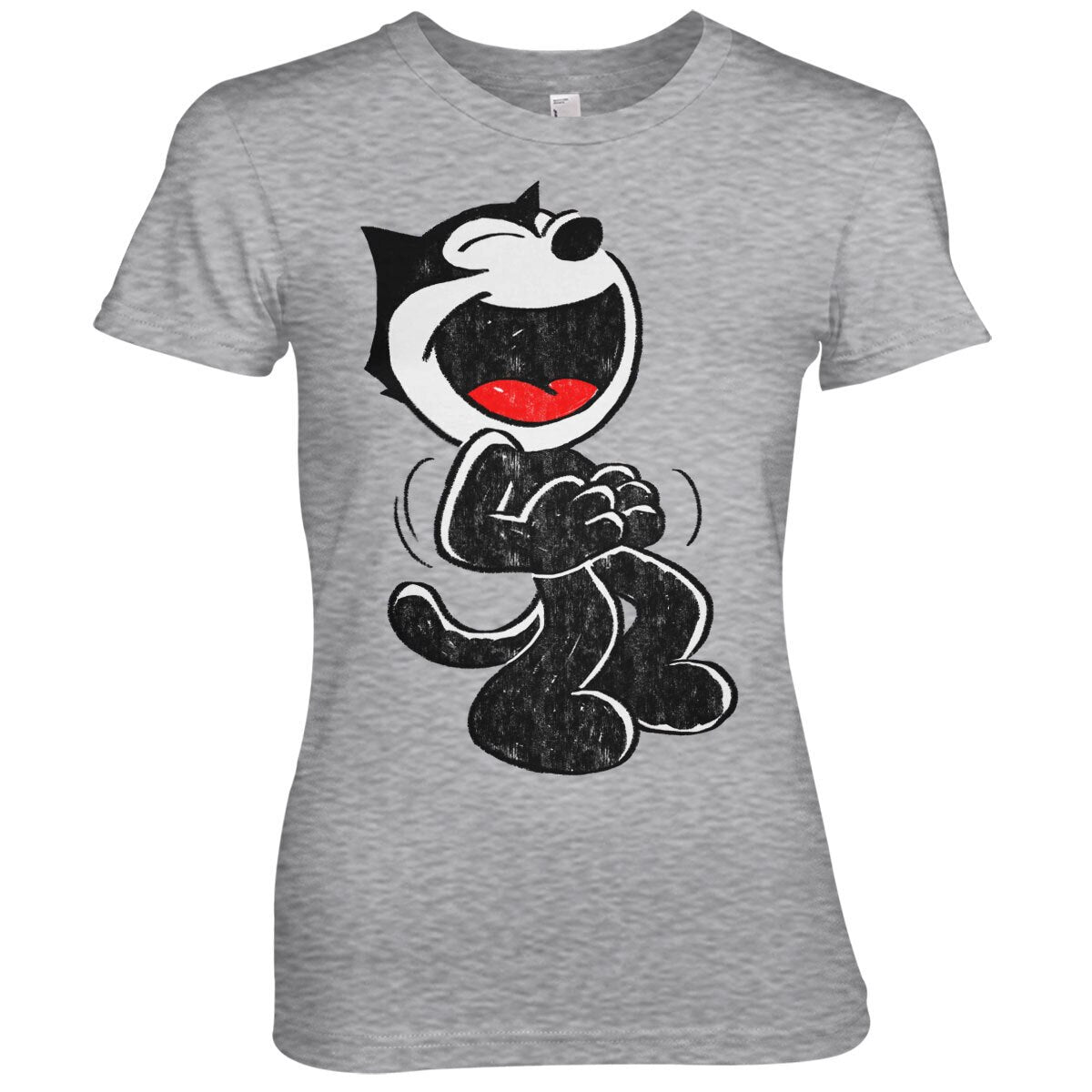 Hand Drawn Felix The Cat Girly Tee