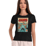 Jaws Water Poster Girly Tee
