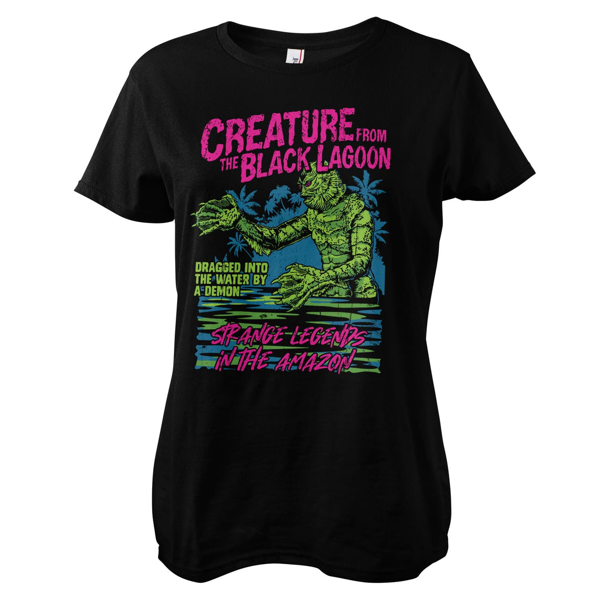 The Creature From The Black Lagoon Girly Tee