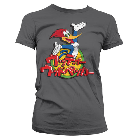 Woody Woodpecker Washed Japanese Logo Girly Tee