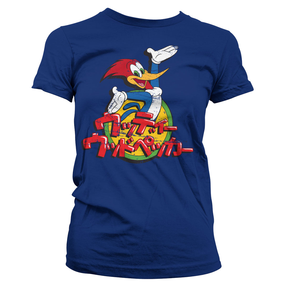 Woody Woodpecker Washed Japanese Logo Girly Tee