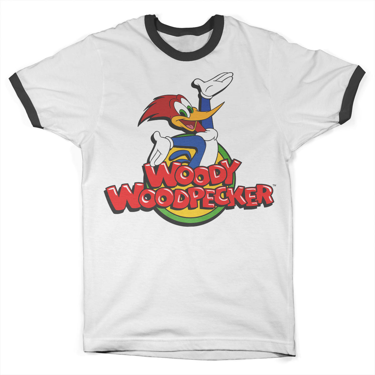 Woody Woodpecker Classic Logo Ringer Tee