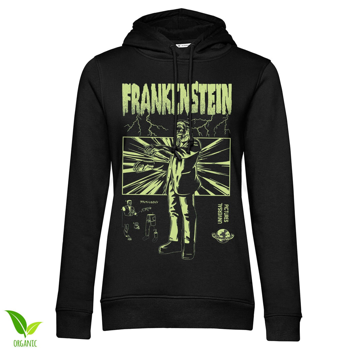 Frankenstein Retro Girls Hoodie