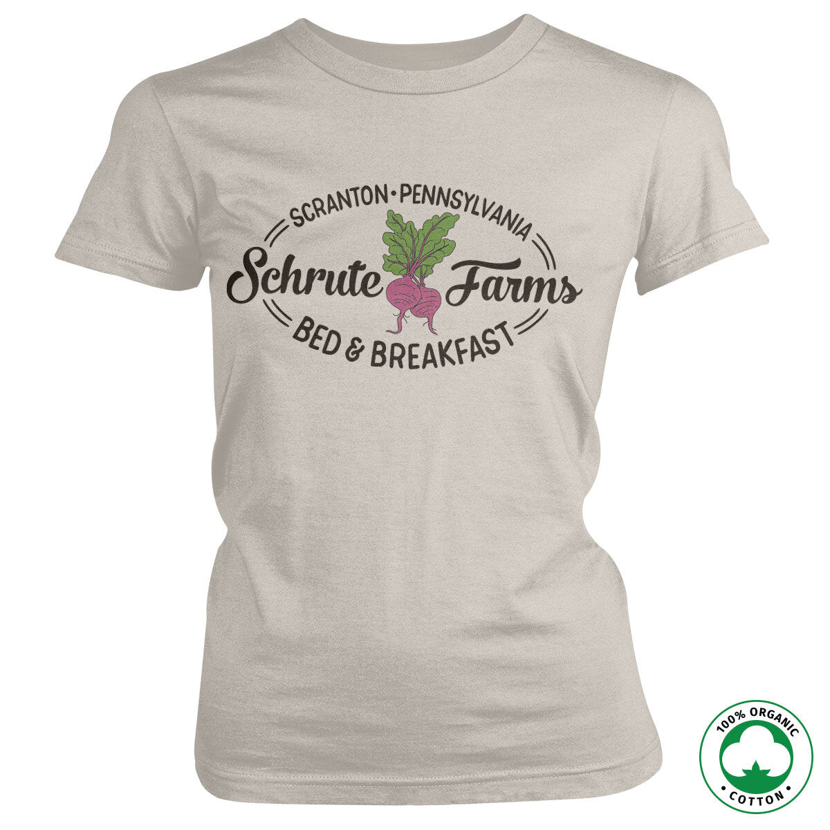 Schrute Farms - Bed & Breakfast Organic Girly Tee