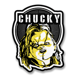 Cracked Chucky Sticker