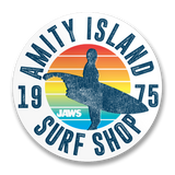 Amity Island Surf Shop Since 1975 Sticker