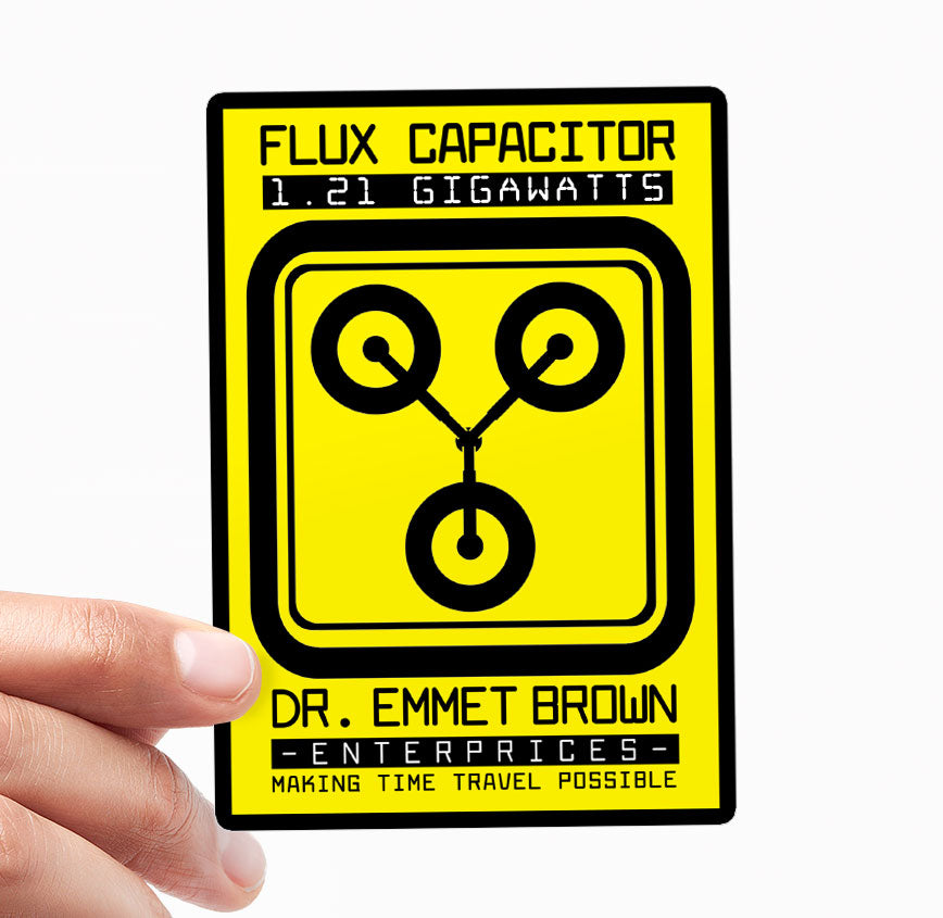 Flux Capacitor Sticker