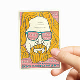 The Big Lebowski Art Sticker