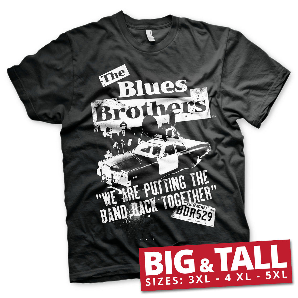 Blues Brothers - Band Back Together Big & Tall Tee