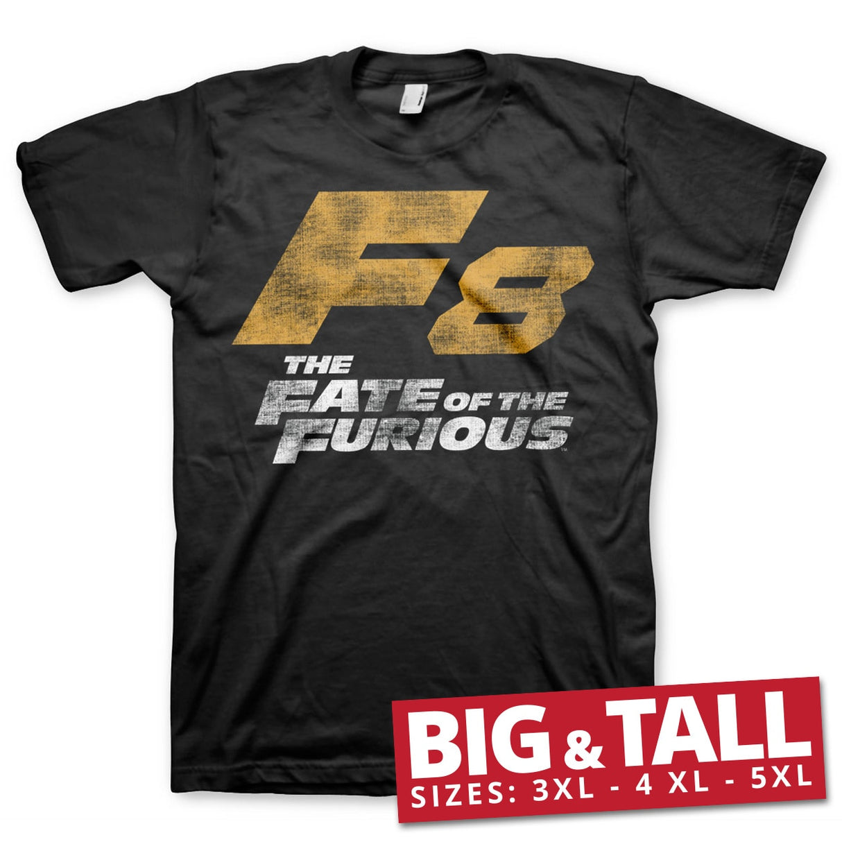 F8 Distressed Logo Big & Tall T-Shirt