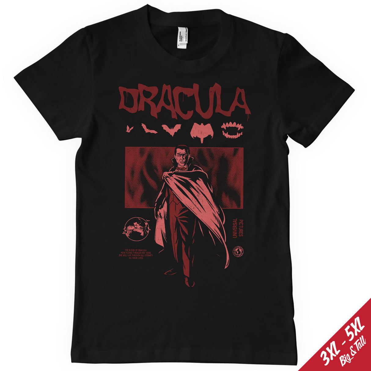 Retro Dracula Big & Tall T-Shirt