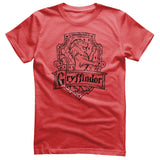 Harry Potter Gryffindor Washed Crest T-Shirt
