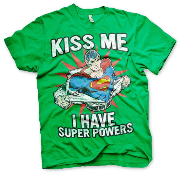 Kiss Me - I Have Super Powers T-Shirt