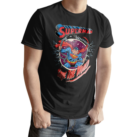 Superman - Save The World T-Shirt