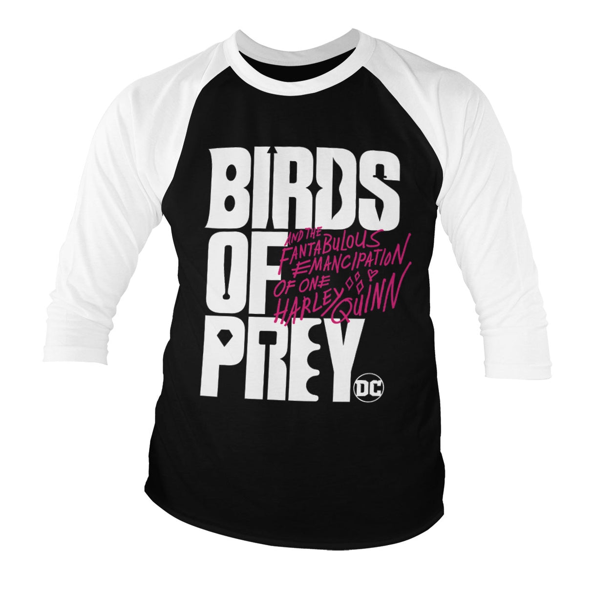 Birds Of Prey Logo Baseball 3/4 Sleeve Tee