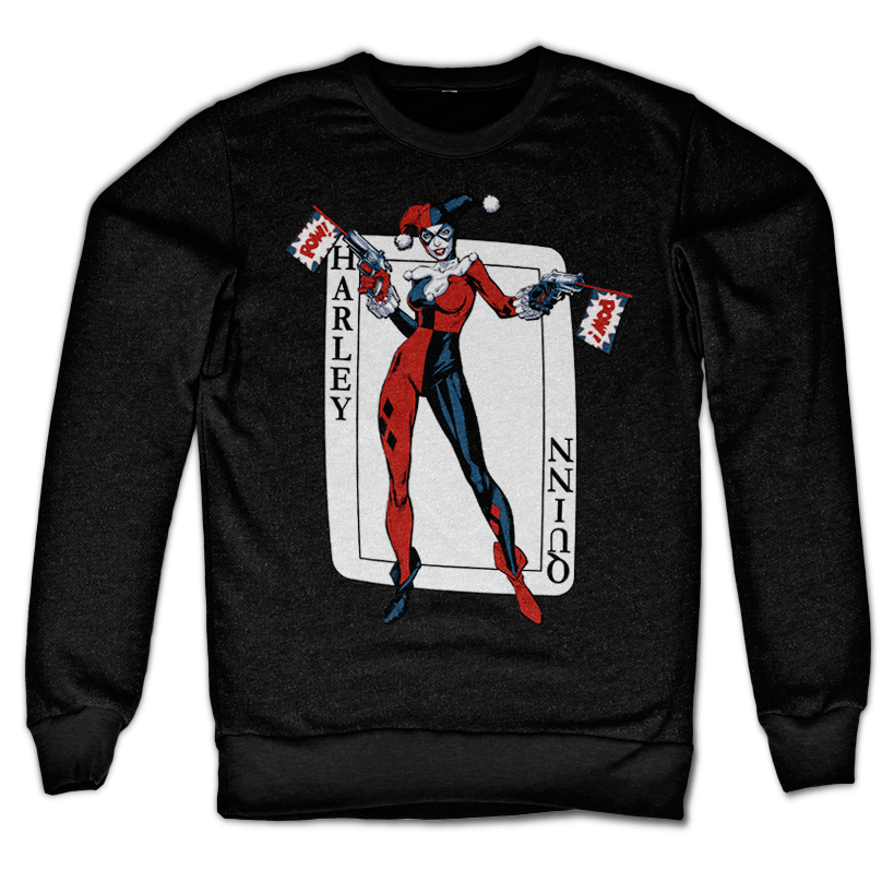 Harley Quinn Card Games Sweatshirt