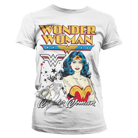 Posing Wonder Woman Girly Tee