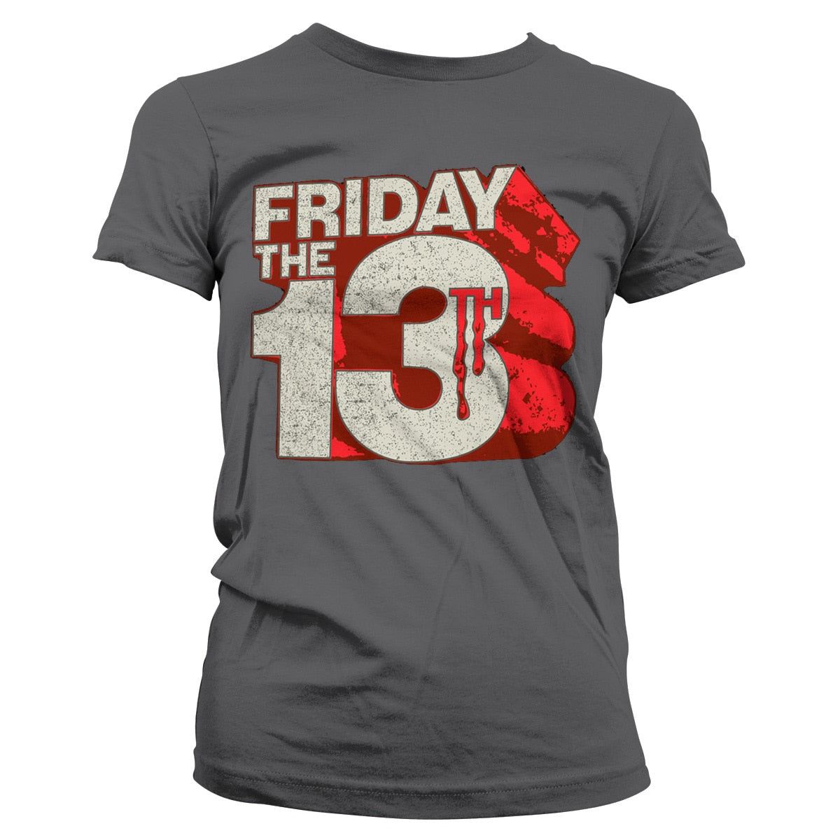 Friday The 13th Block Logo Girly Tee