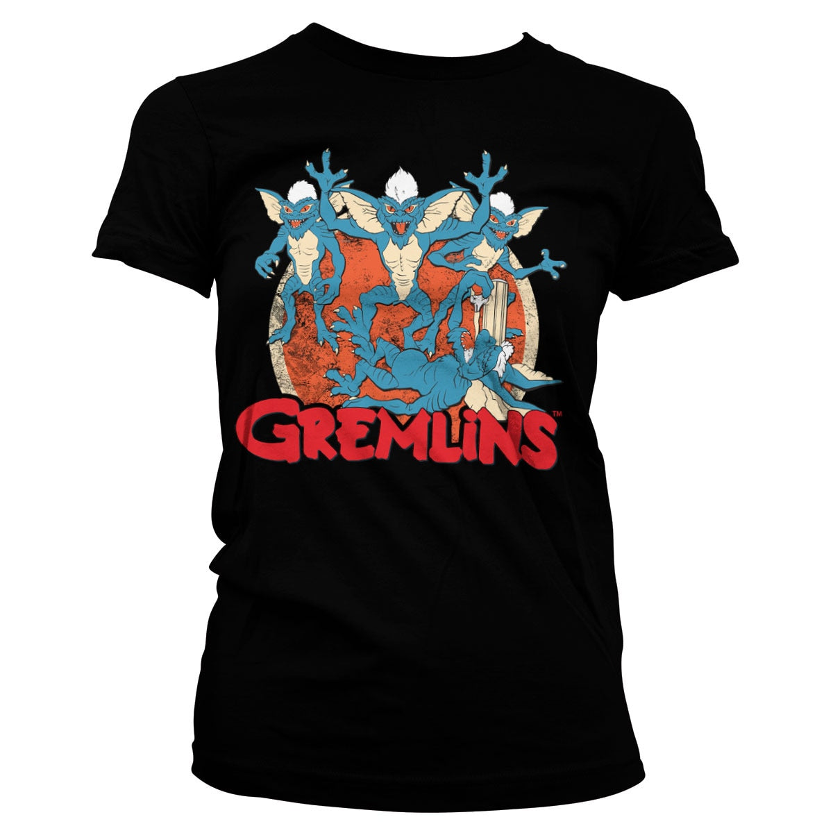 Gremlins Group Girly Tee