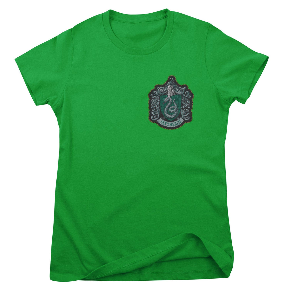 Slytherin Chest Crest Girly Tee