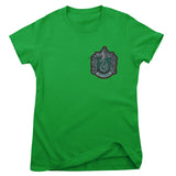 Slytherin Chest Crest Girly Tee