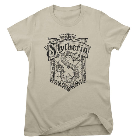 Harry Potter - Slytherin Washed Crest Girly Tee