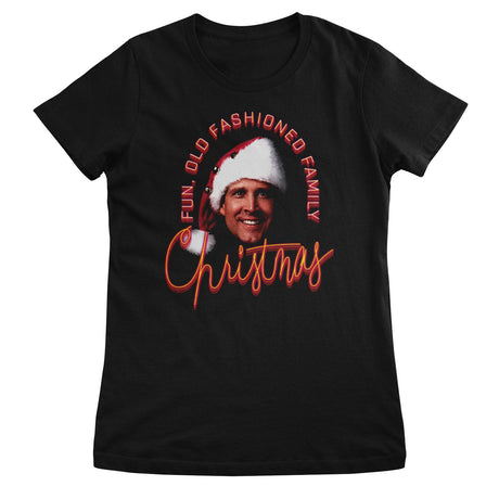 Fun Old Fashioned Christmas Neon Girly Tee