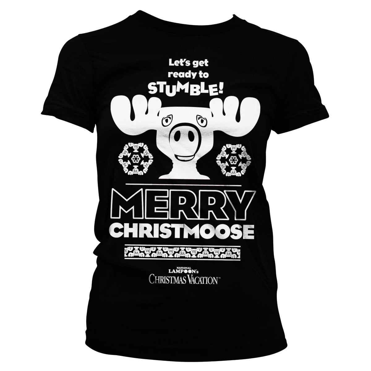 Merry Christmoose Girly Tee