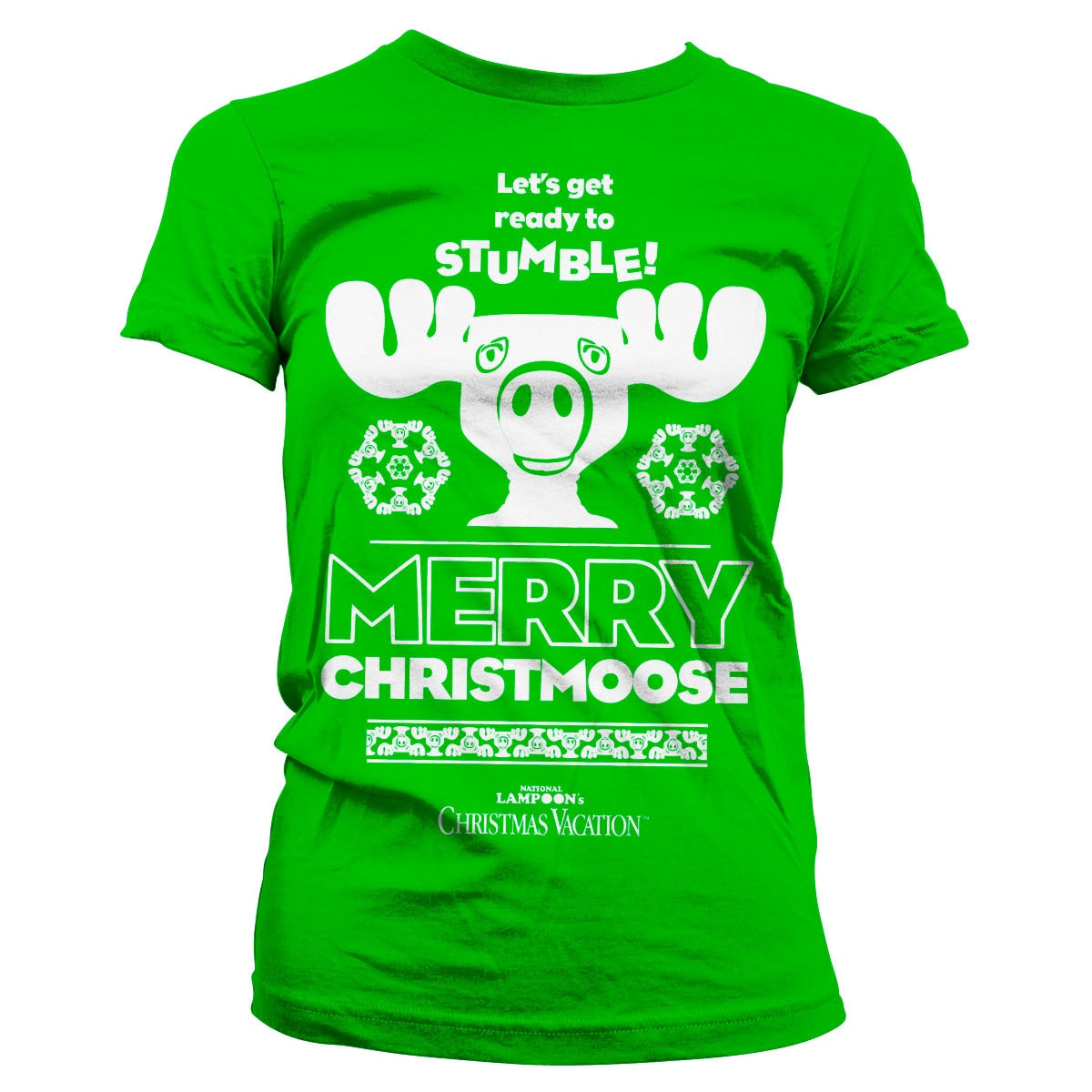 Merry Christmoose Girly Tee