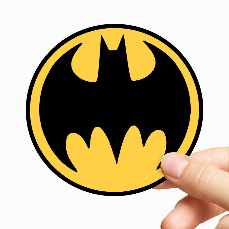 Batman Retro Signal Logo Sticker