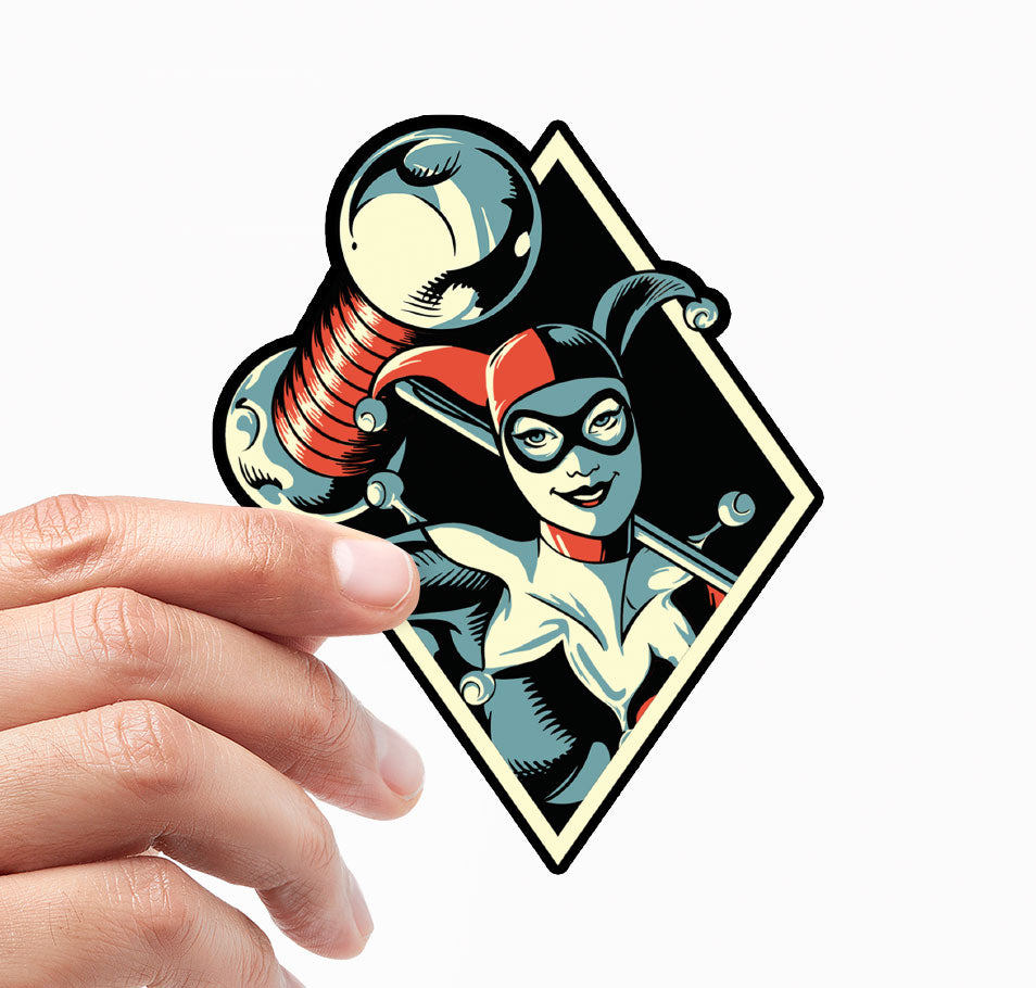 Harley Quinn Big Bat Sticker