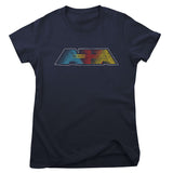 A-Ha Retro Logo Girly Tee