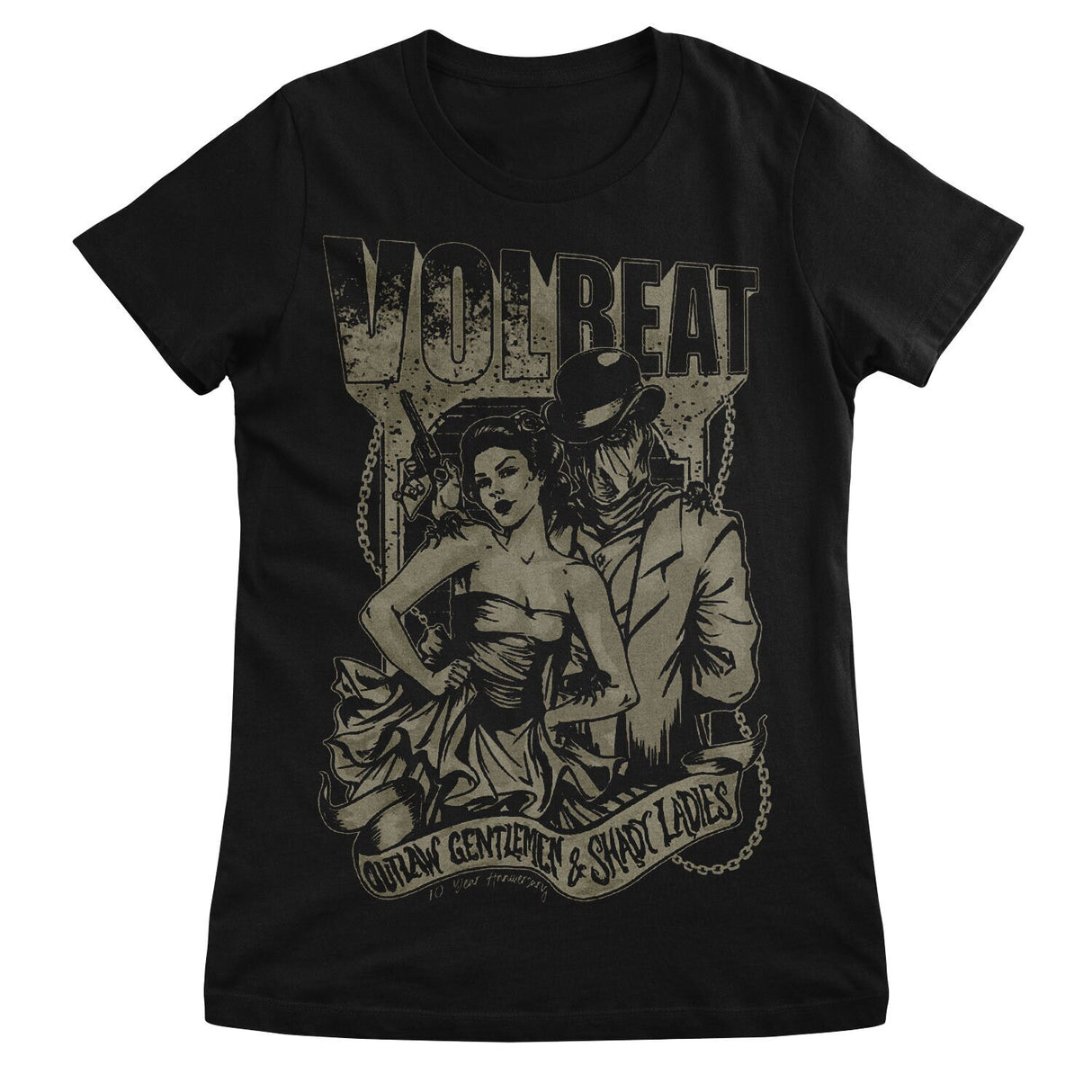 Volbeat Outlaw Gentlemen Girly Tee