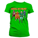 TBBT - Heroes In Theory Girly T-Shirt