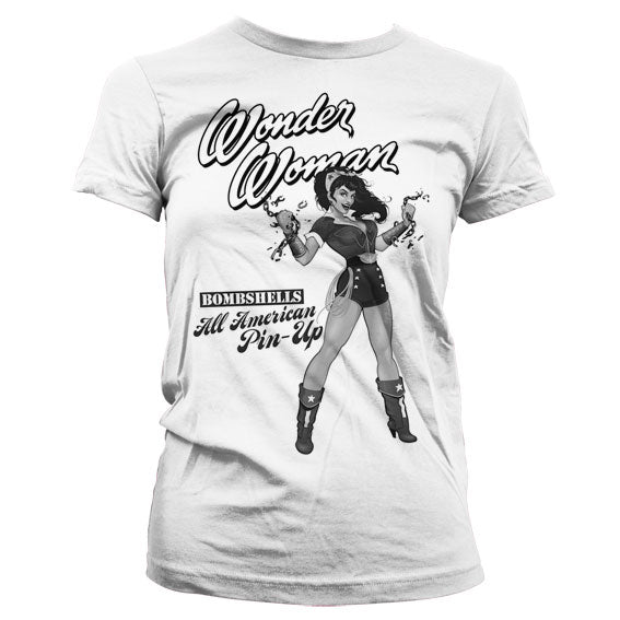 Wonder Woman All American Pin-Up Girly Tee