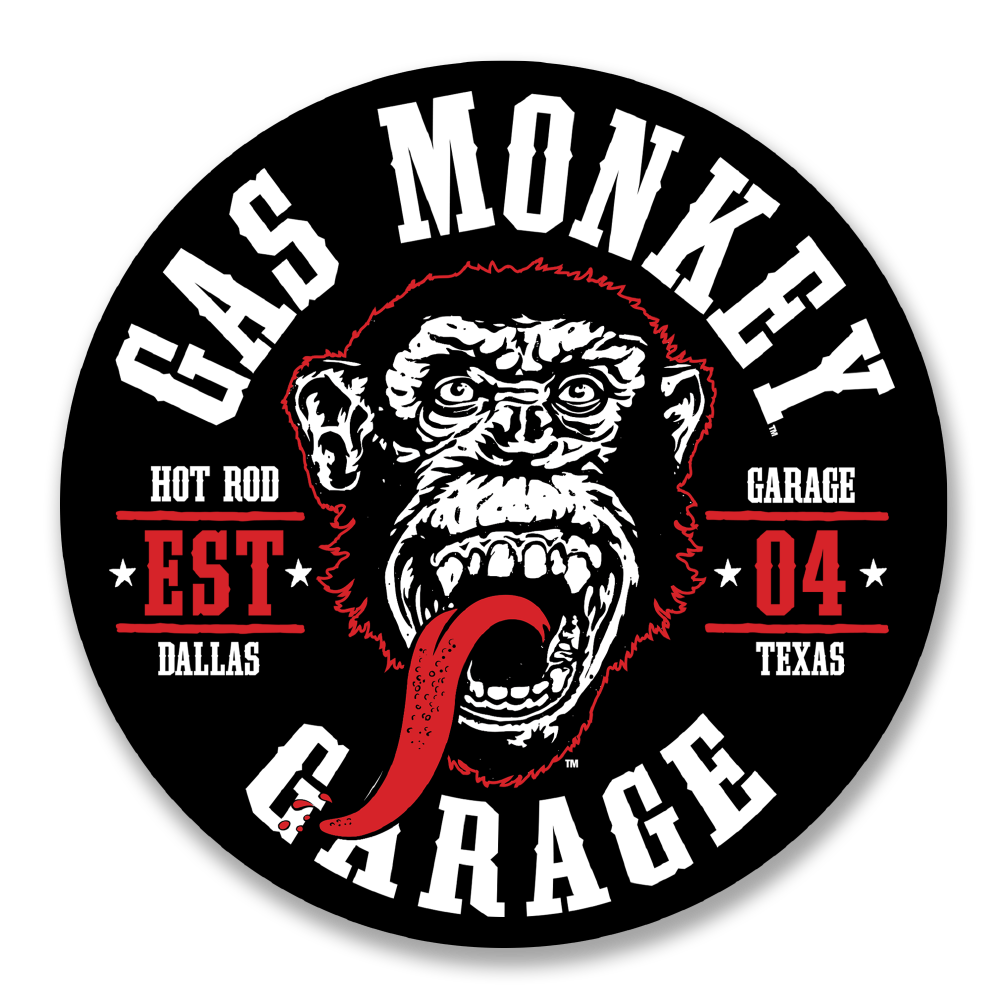 Gas Monkey Garage Round Seal Sticker