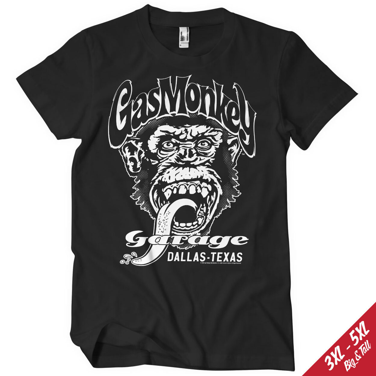 Gas Monkey Garage - Dallas, Texas Big & Tall T-Shirt