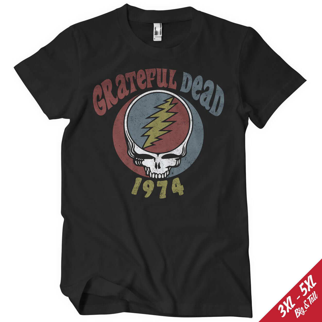 Grateful Dead 1974 Tour Big & Tall T-Shirt