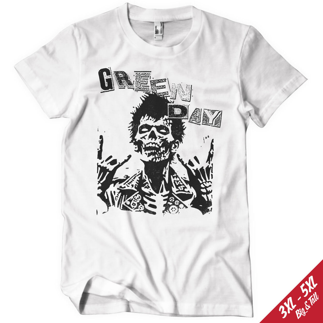 Green Day - Billy Joe Zombie Big & Tall T-Shirt